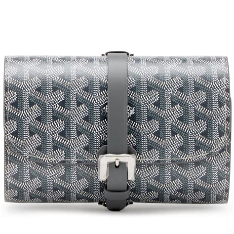 goyard double travel watch case.